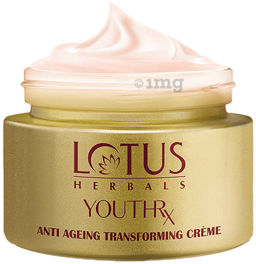 Lotus Herbals YouthRx Anti Ageing Transforming Creme SPF 25 jar of 50 gm cream
