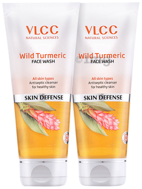 VLCC Face Wash (80ml Each) Wild Turmeric combo pack of 2 tubes