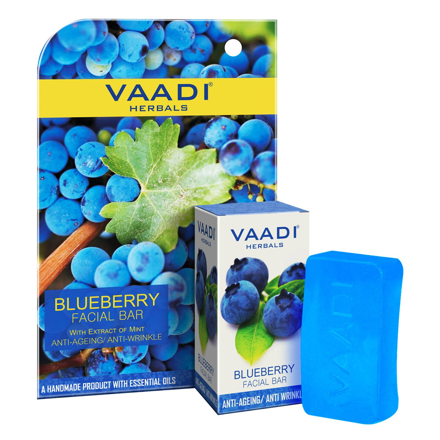 Blueberry Facial Bar with Extract of Mint (25 gms)