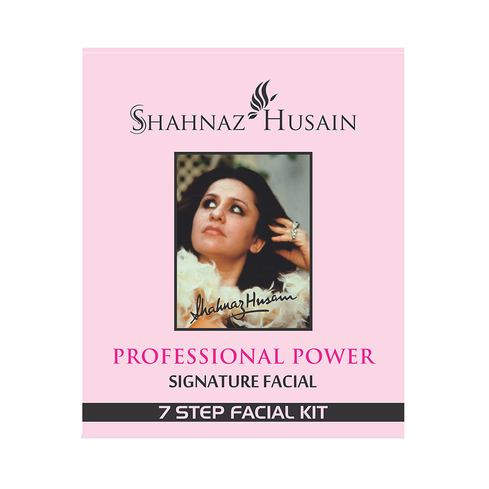 Shahnaz Husain Professional Power Signature Facial Steps- 7 Step Facial Kit (48g + 15ml)