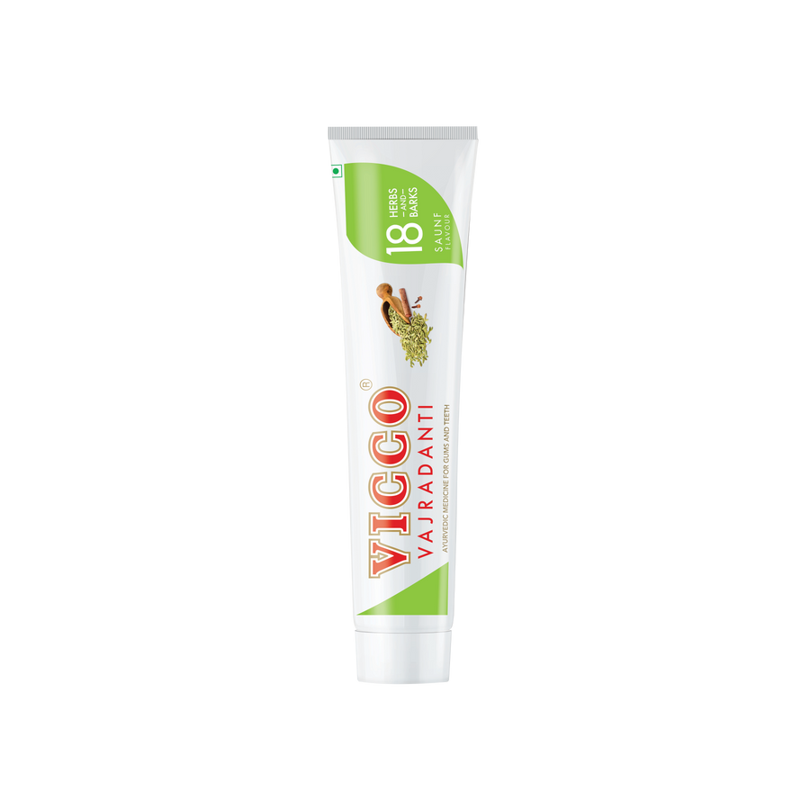 Vicco Vajradanti Paste in Saunf Flavour