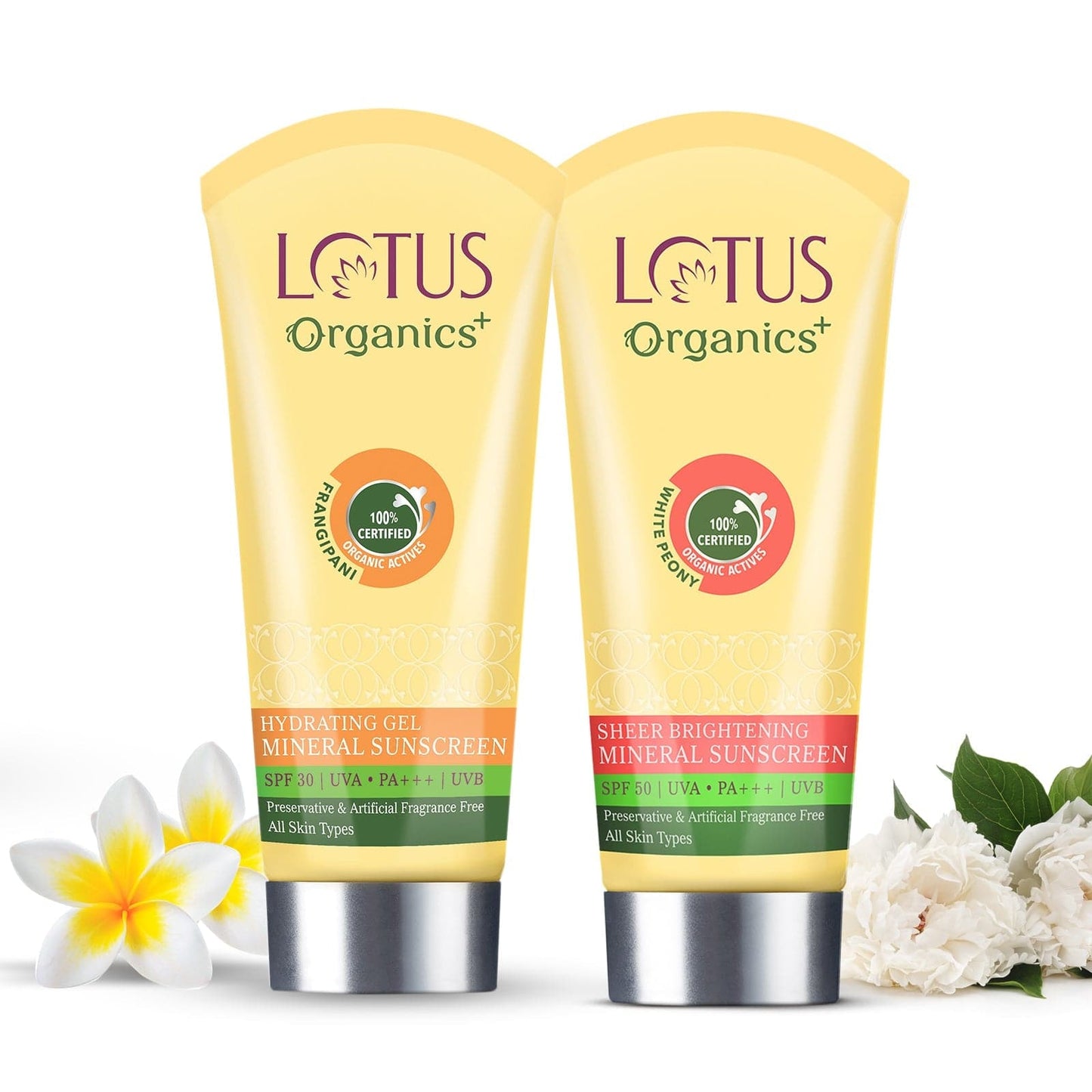Organics+ Mineral Sunscreen: SPF 50 + SPF 30