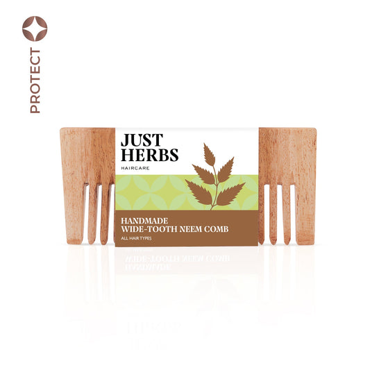Handmade Wide-Tooth Neem Comb