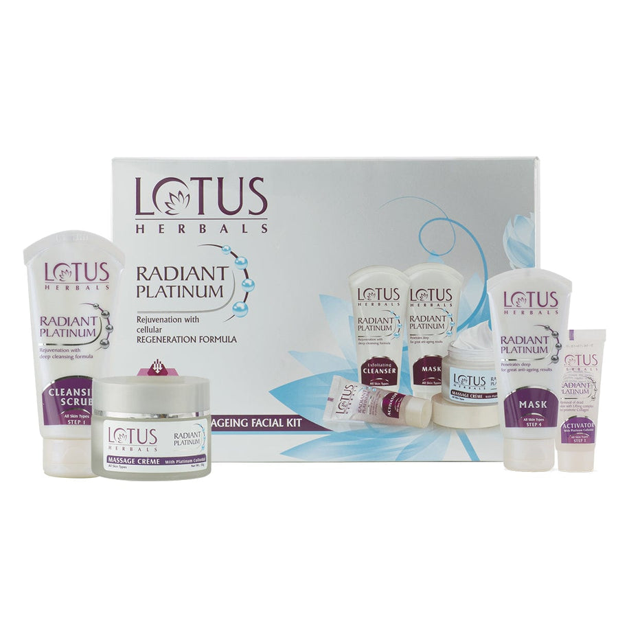 Radiant Platinum Cellular Anti-Ageing Salon Grade Facial Kit