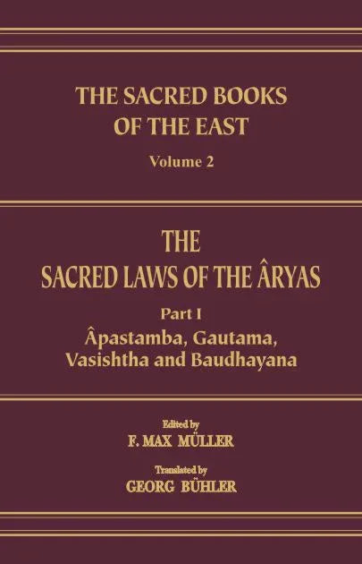 The Sacred Laws of The Aryas ( in 2 Volumes Set)