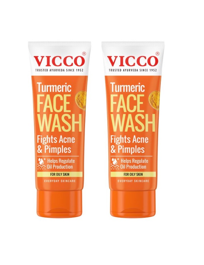 Vicco Turmeric Facewash (Pack of 2)200gm