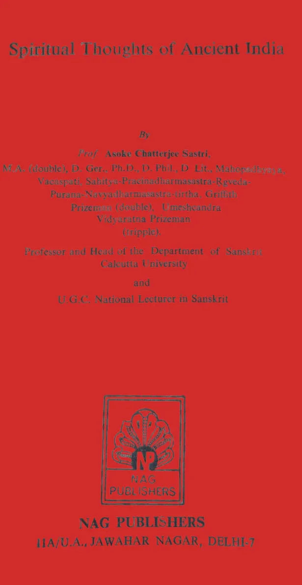 Spiritual Thoughts of Ancient India