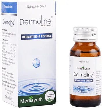 Medisynth Dermoline Oral Drop bottle of 30 ml drop