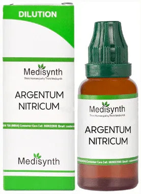 Medisynth Argentum Nitricum Dilution 30 bottle of 30 ml dilution