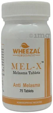 Wheezal Mel-X Melasma Tablet bottle of 75 tablets