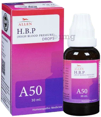 Allen A50 H.B.P (High Blood Pressure) Drop bottle of 30 ml drop