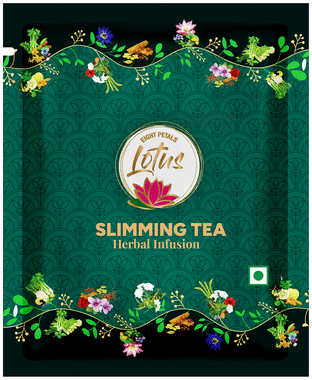 Eight Petals Lotus Slimming Tea Herbal Infusion Sachet box of 15 sachets