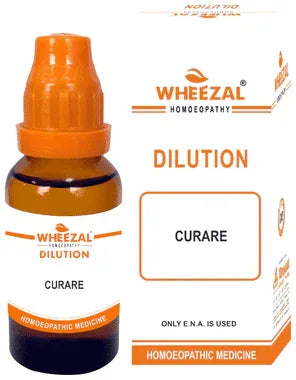 Wheezal Curare Dilution 30 bottle of 30 ml dilution