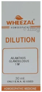 Wheezal Ailanthus G. Dilution 1M bottle of 30 ml dilution