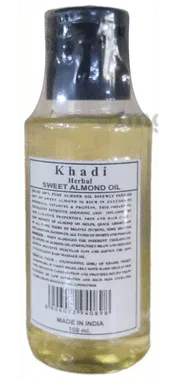 Khadi Herbal Sweet Almond Oil bottle of 100 ml oil