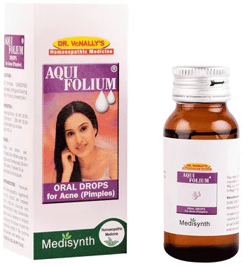 Medisynth Aqui Folium Drop bottle of 30 ml drop
