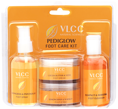 VLCC Pedi Glow Foot Care Kit packet of 1 kit