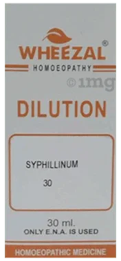 Wheezal Syphillinum Dilution 30 bottle of 30 ml dilution