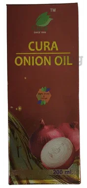Cura Onion Hair Oil bottle of 200 ml oil