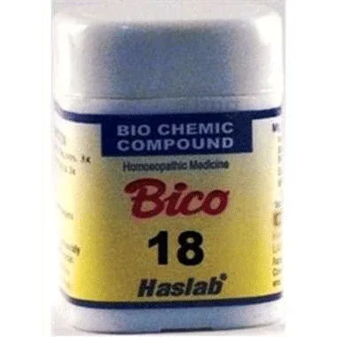 Haslab Bico 18 Biochemic Compound Tablet bottle of 20 gm tablet