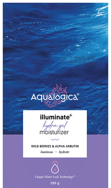 Aqualogica Illuminate + Hydra Gel Moisturizer jar of 200 gm moisturiser