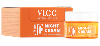 VLCC Vitamin C Night Cream box of 50 gm cream