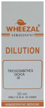 Wheezal Trichosanthes Dioica Dilution 30 bottle of 30 ml dilution