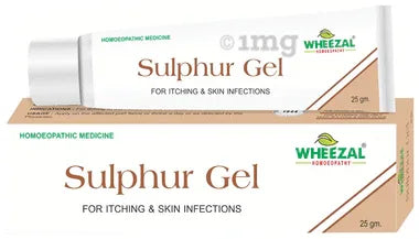 Wheezal Sulphur Gel tube of 25 gm gel