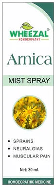 Wheezal Arnica Mist Spray bottle of 30 ml liquid