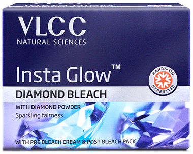 VLCC Diamond Insta Glow Bleach box of 60 gm cream