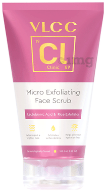 VLCC Clinic Micro Exfoliating Face Scrub tube of 100 ml scrub