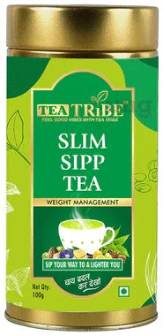 Tea Tribe Slim Sipp Tea jar of 100 gm leaves