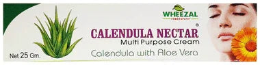 Wheezal Calendula Nectar Multi Purpose Cream tube of 25 gm cream