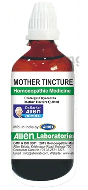 Allen Laboratories Crataegus Oxyacantha Mother Tincture Q bottle of 30 ml mother tincture