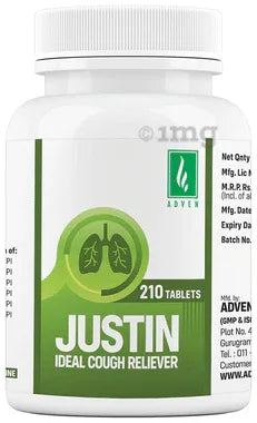 Adven Justin Tablet bottle of 210 tablets