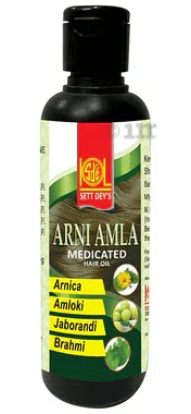 Sett Dey Arni Amla Medicated Hair Oil bottle of 100 ml oil