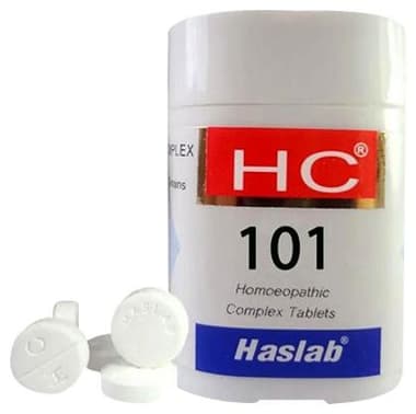 Haslab HC 101 Aurum Mur Complex Tablet bottle of 20 gm tablet