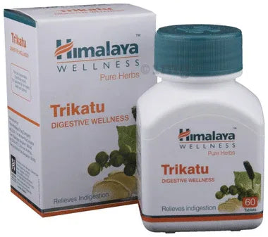 Himalaya Wellness Pure Herbs Trikatu Digestive Wellness Tablet bottle of 60 tablets