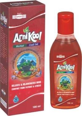 Hapdco Arnikool Herbal Oil bottle of 100 ml oil