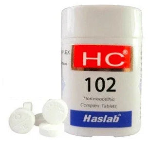 Haslab HC 102 Brucinum Complex Tablet bottle of 20 gm tablet