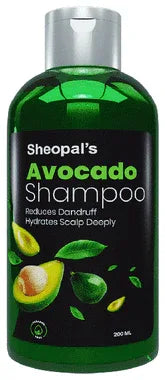 Sheopal's Avocado Shampoo for Anti-Dandruff bottle of 200 ml shampoo