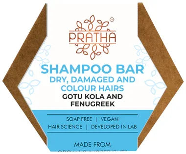 Pratha Shampoo Bar Gotu-Kola & Fenugreek box of 80 gm soap