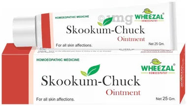 Wheezal Skookum-Chuk Ointment tube of 25 gm ointment