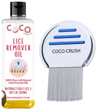 Coco Crush Lice Remover Oil with Comb bottle of 50 ml oil