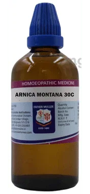 Father Muller Arnica Montana 30C Drop bottle of 100 ml drop