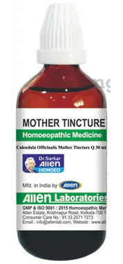 Allen Laboratories Calendula Officinalis Mother Tincture Q bottle of 30 ml mother tincture