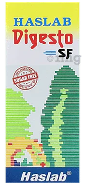 Haslab Syrup Digesto Sugar Free bottle of 200 ml syrup