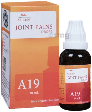 Allen A19 Joint Pains Drop bottle of 30 ml drop