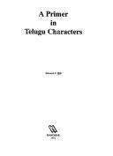 A Primer of Telugu Characters (Indological primers series)