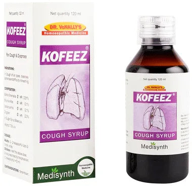 Medisynth Kofeez Cough Syrup bottle of 120 ml syrup
